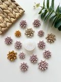 Lily Flower Moulds - 5 Sizes for Polymer Clay Earring Making - Floral Summer Collection