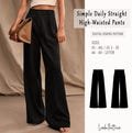 Palazzo Pants Pattern for Women Sewing Patterns | Trousers Sewing Pattern | Palazzo Pants Pattern | Sewing Pattern Pants WomenUS 2-30 XS-4XL