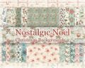 Nostalgic Noel Christmas Backgrounds Set 2 - Junk Journal Pages, Scrapbooking
