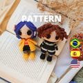 Coraline and Wybie Inspired Mini Amigurumi Pattern