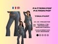 Yoga Pant Sewing Pattern | Knit Pants PDF A4, A0 & Projector Size 3XS to 4XL Yoga Pant Sewing Pattern | Knit Pants