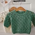Crochet PATTERN  - Melodie Sweater (child sizes 0-6m up to 9-10years) (English only)