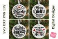 Neighbor Christmas Ornament Svg, 2024 Ornament Svg, Neighbor Gift Ornament Svg, Keepsake Svg, Holiday Neighbor Gift Svg, Bauble Hanging Svg