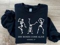 Dry Bones Come Alive SVG PNG, Christian Halloween Digital Design, Halloween Faith Shirt, Halloween Shirt Png, Dancing Skeleton, Bible Verse