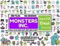 Monsters Inc SVG Bundle, Monsters Inc Clipart Bundle, Monsters Inc PNG Bundle, Monsters Inc SVG, Monsters png, Monsters svg