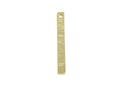 Gold Bar Pendant - Brass Textured Bar Charm - Customizable Pendant - Gold Plated Jewelry - Modern Jewelry - DIY Jewelry - 25x2x1mm -RGP10308