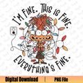 Anxiety Christmas Png, I'm Fine Everything Is Fine Png, Christmas Cartoon Emotions Friends Png, Christmas Light Png, Mental Health Png