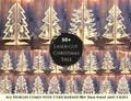 Bundle of 50 + Standing Trees Christmas Snowflake Svg Digital Craft Hanging templates Cricut Glowforge Digital Download | SVG, DXF
