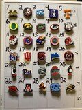 sports mascot college university team charms boys shoe charms for clogs garden shoes kids adults alumni
