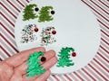 Flowy Christmas Tree Acrylic Earring Blank, DIY Earrings, Jewelry Blanks, Tree Charm, Christmas Tree Earring