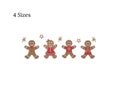Gingerbread Cookies Embroidery - Christmas Baking Gingerbread Machine Embroidered - Funny Xmas - Instant Download - Digital Embroidery File