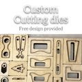 Custom Die Cut Shape Leather Cutting Die,Individuation Design Leather Punch Die Cut Mold,Personalized Leather Crafts Kraft Tool die cutting