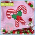 Candy Cane With Holly - AAEW