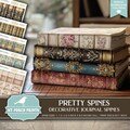 Pretty Spines for a Junk Journal, Book, Spine, Cover, Decorative, Victorian, My Porch Prints, Printable, Digital Download