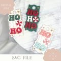 Digital File | Ho Ho Ho Peppermint Stanley Topper SVG File |  Christmas Topper SVG | Digital Download | Tumbler Topper