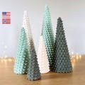 Bobble Christmas trees crochet pattern 6 sizes, Christmas tree crochet pattern - THE ORIGINAL, Home decoration gift, Winter crochet patterns