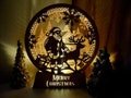 Santa Lamp Decor Files Christmas Lamp Table Candle Holder SVG Night Light Reindeer Lantern Decoration Centerpiece Shade