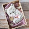 ITH embroidery file comfort bear - hot water bottle cover, cherry stone pillow, cuddly toy set in 2 sizes