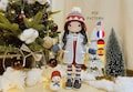 Crochet Doll Pattern, Stella doll, Amigurumi Doll Pattern, PDF in English, French, German, Spanish (Including Snowman).