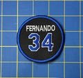 Mexican Doyers Patch 34 Valenzuela El Toro