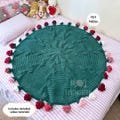 Fluffy Enchanted Roses Bouquet Blanket PDF crochet pattern | super bulky, weight 6 | baby, throw