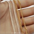 Half Round Curb Chain, 3mm x 4mm, 21 Gauge, 14k Gold Filled, Sterling Silver, Made in USA, Bulk Savings Available!!!