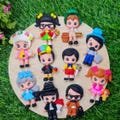 PRE-ORDER Clays for bows, el chavo clays, clay dolls, bow centers, clays for badge reel