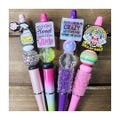 Funny Beaded Pens, Sarcastic Quote Pens, Adult Humor Pens, Pens for Coworker, Motivational Pens, Sassy Pens, Pens for the Office, Gag Gift