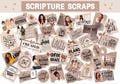Scripture Scraps Printable, Faith Junk Journal Scraps, Prayer Board Kit 2025, Girls Prayer Board Stickers, Prayer Board Party Kit