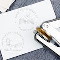 BOOK EMBOSSER STAMP, Personalised Book Embosser, Custom Library Embosser, From the Library of, Book Belongs to, Ex Libris, Book Lover Gifts