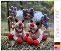 Santa's Reindeer amigurumi by Aleniya2 crochet PDF pattern tutorial