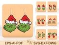 Movie Character Earrings svg, Earring Christmas svg, Movie Christmas Earring, Laser Cut File, Movie Characters, Glowforge Earring Files