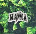 Checkered Mama Embroidered Patch Iron On Patch Trucker Hat Patch