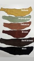 Genuine fish leather hide, perch fish skin, exotic leather for crafts in various colors thickness 0,8mm(2 oz)- 6 skins pack!