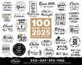 New Year 2025 svg bundle, happy new year png, new year clip art, new years shirt svg, 2025 new year, Kids Shirt SVG, New Year decor designs
