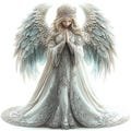 12 Angel With Wings Clipart Watercolor Christmas Angel Tree Topper Printable High Quality JPEG For Junk Journals Paper Crafts Scrapbook Card