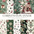 Classic Christmas Pattern, Seamless Patterns, Cozy Christmas Pattern, Pine, Festive Seasonal Infinite Pattern, Scrapbooking, Digital Paper