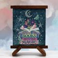 Books Are Magic Counting Puddles PDF Cross Stitch Pattern - Gifts for Readers - XStitch Instant Download Digital PDF - Crafts for Adults