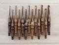 Wooden Crochet Hook Set Ergonomic Soft Grip, Set Includes 13 Sizes 3.50 MM to 12 MM, Crochet Hooks, Gift for Crocheters, Crochet Accessories