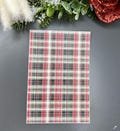 Christmas Plaid 1 image transfer paper_ Clay tools_ Polymer clay transfer_ Magic transfer paper