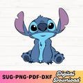 Stitch SVG, Stitch PNG, Stitch clipart, Stitch ears SVG, cut files for Cricut Silhouette, svg, png, pdf, dxf