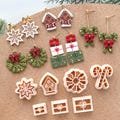Christmas Polymer Clay Cutters | Winter Clay Cutters | Clay Cutter Set | Clay Cutters for Earring Making | Wreath | Candy Cane | Snowflake