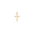 Plain Cross 14k Gold Filled 10x17mm Bracelet Necklace Charm Minimalist Charms CZ Pave