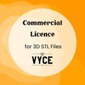 Commercial License for 3D STL Model Files by VyceDesign - Unlock Creativity: Elevate Your Physical Sales!