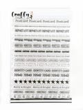 Crafty by Toni Paper Strips A5 Stamp Set CBT0009