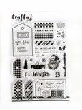 Crafty by Toni Christmas Tags A5 Stamp Set CBT0012