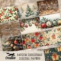SIMPLE Random Christmas Papers, Digital Papers, DIGI24 45