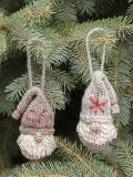 KNITTING PATTERN, Christmas gnome ornaments knitting pattern, Gnome ornaments pattern, Christmas gnome, Knit gnome ornaments