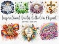 24 PNG, Inspirational Quotes Clipart, Motivational Phrase Illustrations, Positive Art, Inspirational Quotes, Inspirational PNG, Digital file