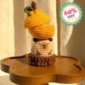 Handmade Crochet Pattern for Adorable Capybara Inspired Organizer Box - Perfect for Small Treasures and Jewelry Storage